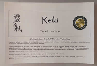 practicas en cursos de Reiki